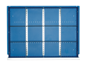 12-Compartment Drawer |Versatility® Heavy Duty Modular Storage 8-DWR Cabinet