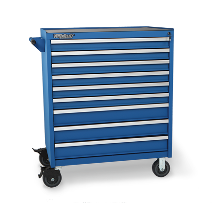 Thick Turret Press Tool Cabinet 9 Drawer  | Versatility by Professional Tool Storage