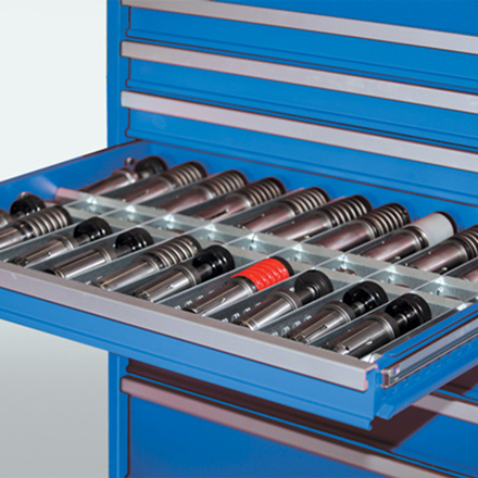 Turret Tooling Drawer | Versatility® Thick Turret Press Work Bench with 6-DWR Cab