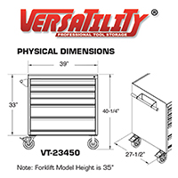 Cabinet Dimensions | Versatility® Press Brake 6-DWR CAB (Wila NS/Wilson WT/Trumpf*)