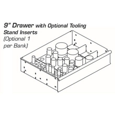  Versatility® Thick Turret Press Tool 8-DWR Cabinet 