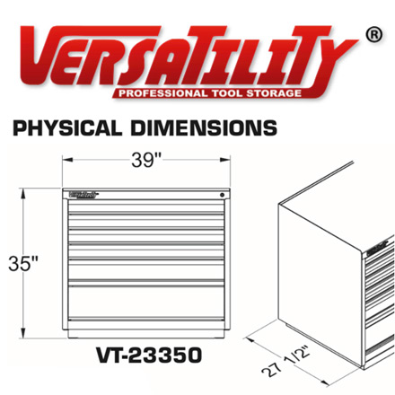 Versatility Turret Tool Cabinet Dimensions