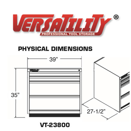 Cabinet Dimensions | Versatility® Press Brake 4-DWR CAB (Wila/Wilson/Trumpf*)